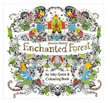 24 Page Coloring Book Enchanted Forest Mandalas Animal Kids Adult Coloring Books For Adults Livre Drawing/art/colouring Book